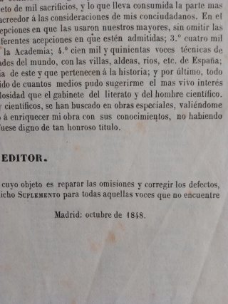 Diccionario Nacional o Gran Diccionario. Tomo I
