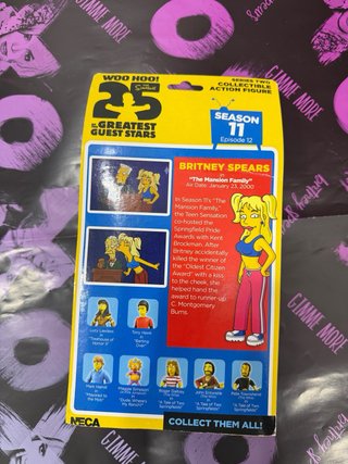 Figura Britney Spears Los Simpsons 25 Aniversario