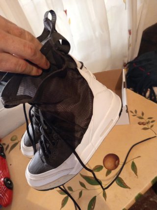 Stivali Nike Jordan Neri e Bianchi