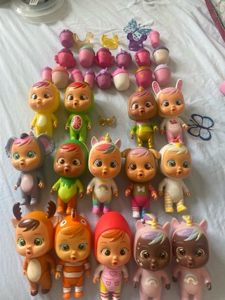 14 Bebés Llorones + Accesorios