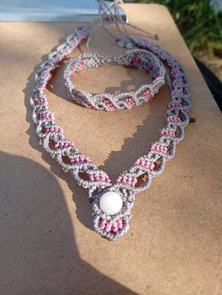 Conjunto macramé