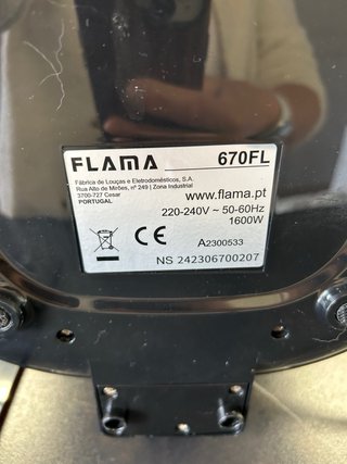 Freidora de Aire Flama Negra