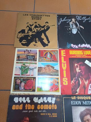 Lote 12 Vinilos Rock'n'Roll clásico