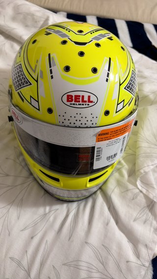 Casco Karting Bell RS7-K Stamina Amarillo