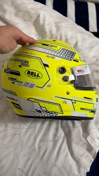 Casco Karting Bell RS7-K Stamina Amarillo
