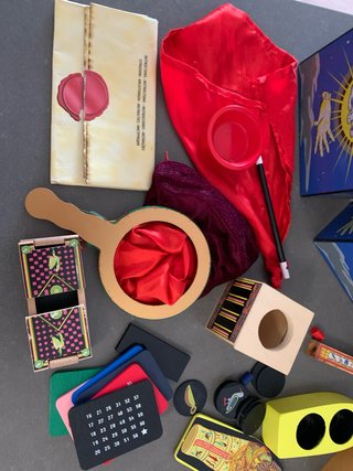 Juego de magia de madera
