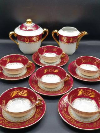 Juego de té Limoges porcelana