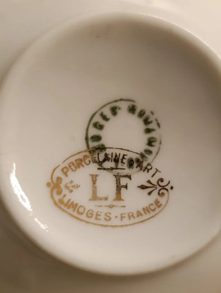 Juego de té Limoges porcelana