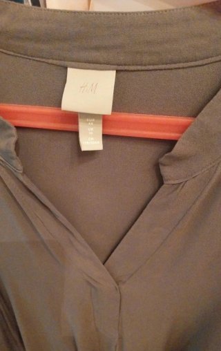 Abito H&M verde oliva taglia 48