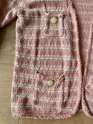 Chaqueta Sfera Rosa y Blanca Talla M