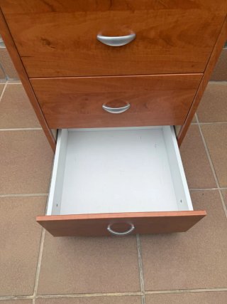 Cajonera con ruedas 45x45x65 cm