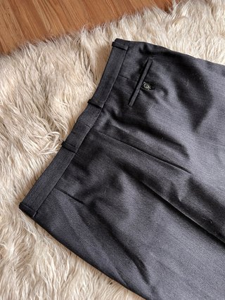 Pantalón de hombre gris de pinzas t 54