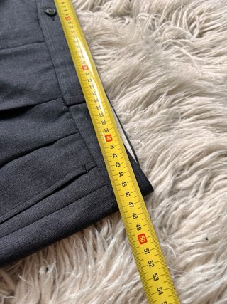 Pantalón de hombre gris de pinzas t 54