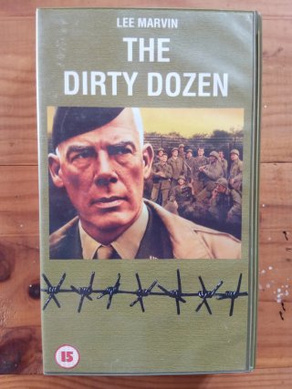 The Dirty Dozen VHS Película Guerra