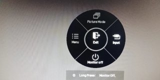 Pantalla LG Negra