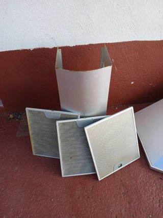 Campana extractora plateada MODELO TENDER