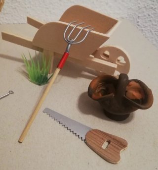 Juguetes de madera para muñecas