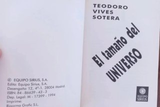 EL TAMAÑO DEL UNIVERSO TEODORO VIVES SOTERA 1994