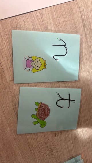 tarjetas sensoriales trabajar la direccionalidad