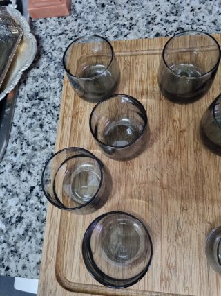 Vasos de chupito de cristal