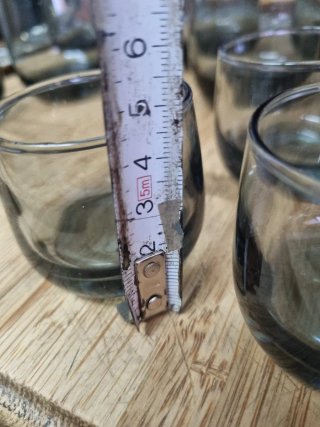 Vasos de chupito de cristal