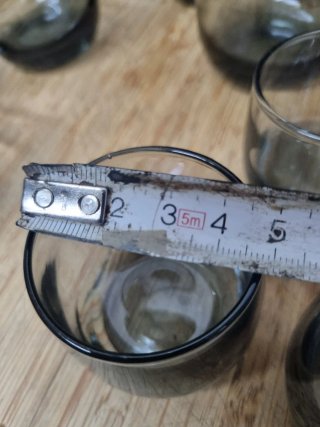 Vasos de chupito de cristal