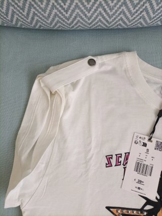 Camiseta Scalpers Talla S Estampado Calavera