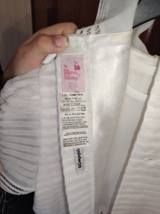 2 Vestido de Primera Comunión Blanco y Rosa