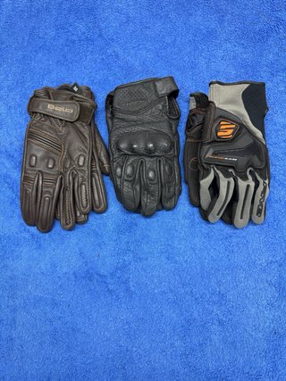 3 Pares Guantes Moto Talla M