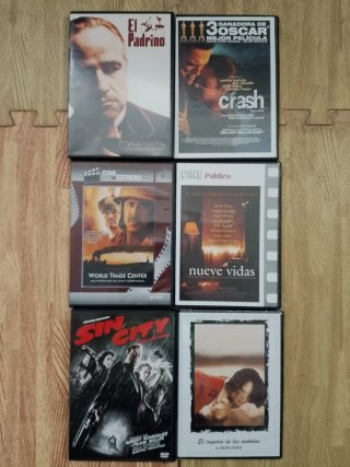 Lote 6 Películas DVD