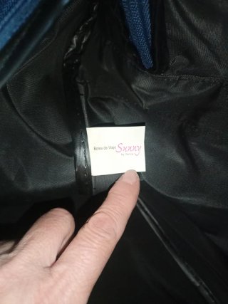 Bolsa de viaje o deporte azul
