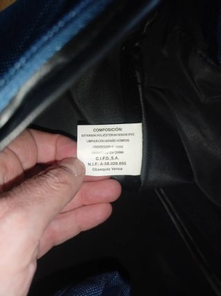 Bolsa de viaje o deporte azul