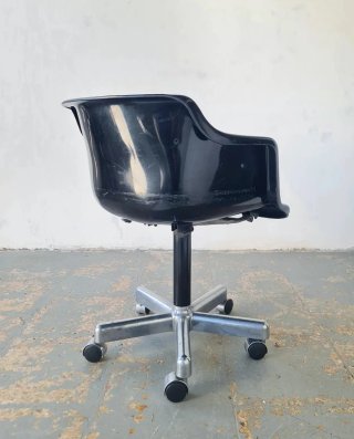 Silla giratoria Space Age. Vintage, 70s.