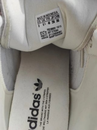 Zapatillas Adidas Ante Beige y Dorado/rosa