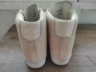 Zapatillas Adidas Ante Beige y Dorado/rosa