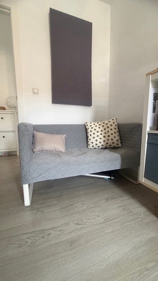 Sofá de 2 plazas gris Ikea KNOPPARP
