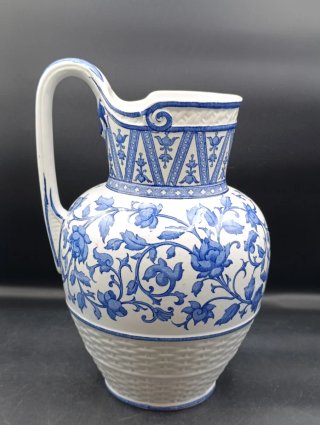 Jarra loza francesa Sarreguemines