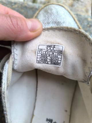 Zapatillas Wan-Z plateadas talla 39