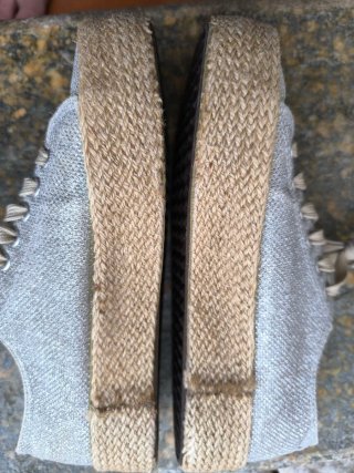 Zapatillas Wan-Z plateadas talla 39