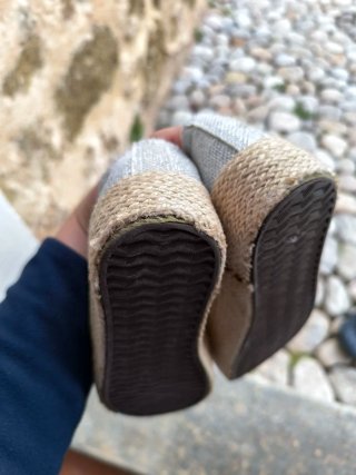 Zapatillas Wan-Z plateadas talla 39