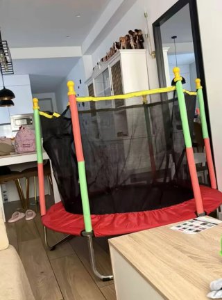 Cama elástica infantil 140cm PRECINTADA