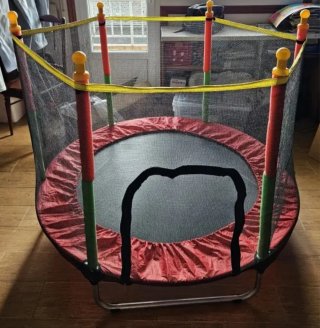 Cama elástica infantil 140cm PRECINTADA