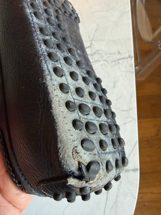 Tod’s mocassini uomo gommini blu scuro tg 7