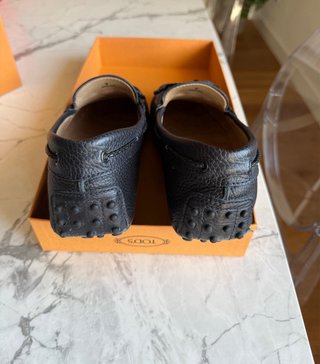 Tod’s mocassini uomo gommini blu scuro tg 7
