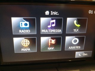 Pantalla navegador GPS Renault Clio IV