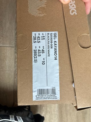 Zapatillas Asics gel kayano 14 Negras y Plateadas