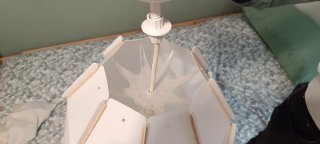 Lámpara techo IKEA SJÖPENNA blanca