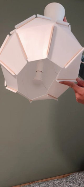 Lámpara techo IKEA SJÖPENNA blanca