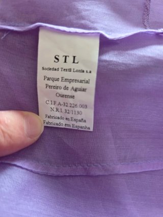 Blusa Carolina Herrera Organza Malva T.38 Lazo