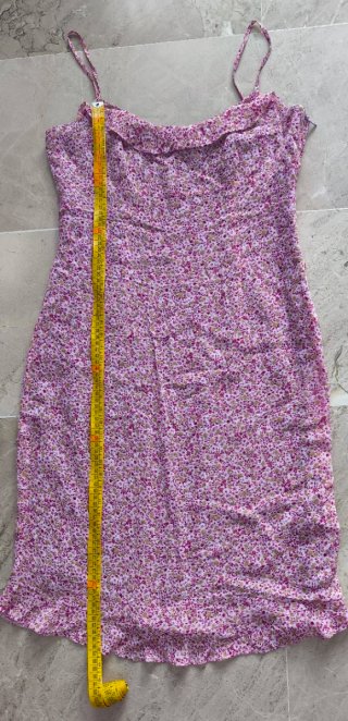 Vestido floral viscosa talla 42